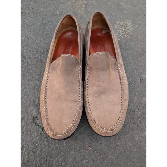 Johnston & Murphy Men's Cresswell Venetian Gray Nubuck Loafer Sz 8 20-9577 - Picture 3 of 8